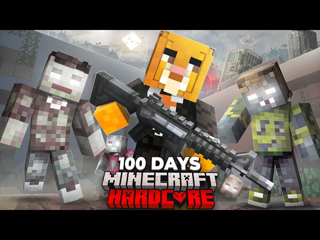 We Spent 100 Days in Cursed Walking in Hardcore Minecraft