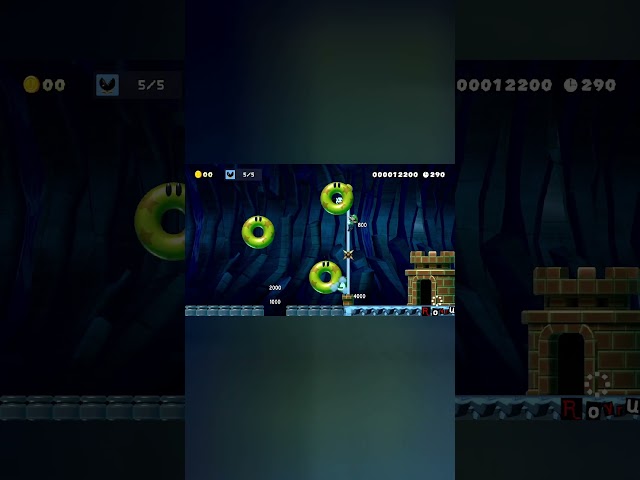 5 Munchers & A Hidden POW | QS1-G6X-2BG #mariomaker2 #supermariomaker2 #smm2