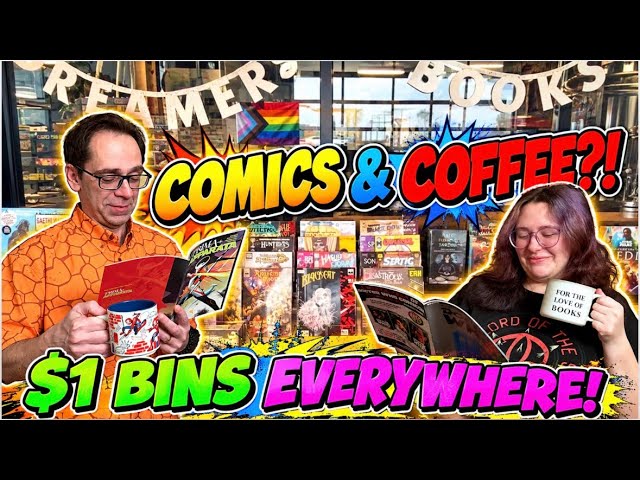 We Found Baltimore's MOST UNIQUE Comic Shop! Comics, Coffee & $1 Bins!