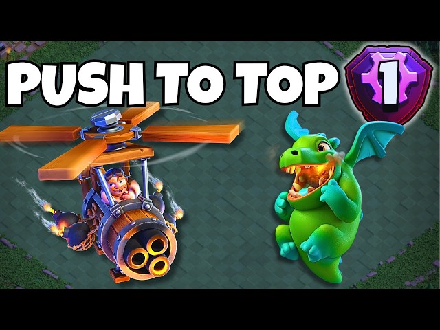 Top Ladder Builder Base Push! (Clash of Clans)