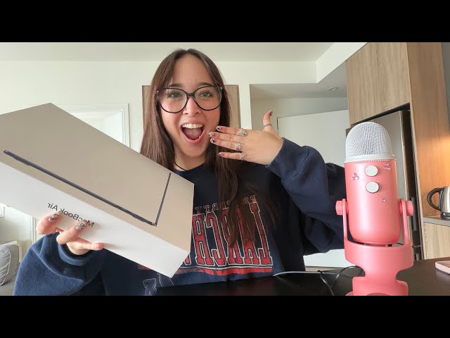 ASMR Unboxing My  NEW MacBook Air 