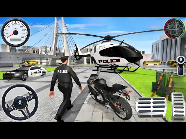Police Car Chase Simulator 3D Game - Real Cop Cars Driving Simulator 2025 - Android GamePlay