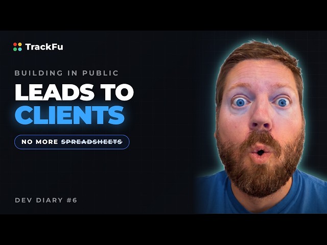I Made My No-Code CRM Turn Leads Into Clients With a Drag | Dev Diary #6