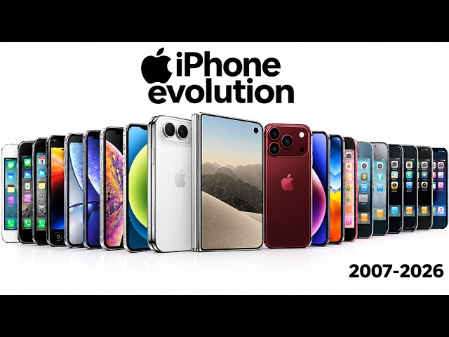 Evolution of iPhone 2007 to 2026