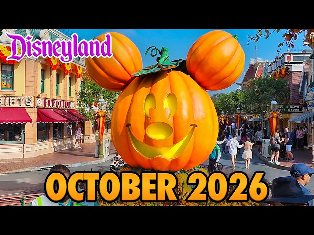 Disneyland Park - October 2026 Walkthrough + Updates: Haunted Mansion Holiday [4K POV]