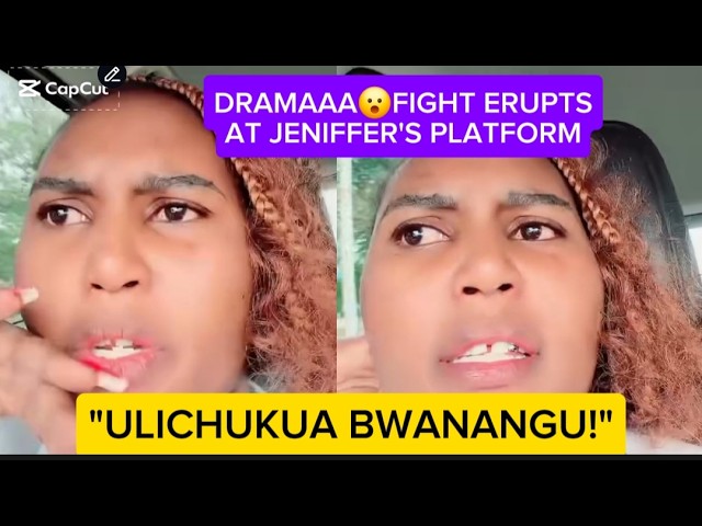 DRAMAAA😮FIGHT ERUPTS AT JENIFFER'S PLATFORM