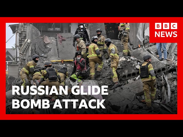Russian glide bomb attack on Zaporizhzhia kills at least 15 people | BBC News