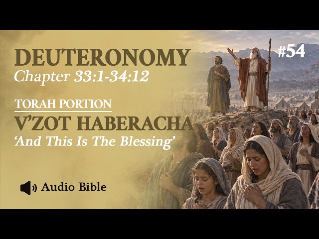 [Audio Bible] Torah Portion V'zot Haberacha - This Is The Blessing | Deuteronomy 33:1-34:12