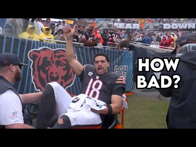 Caleb Williams Carted Off with Painful Leg Injury - Doctor Explains