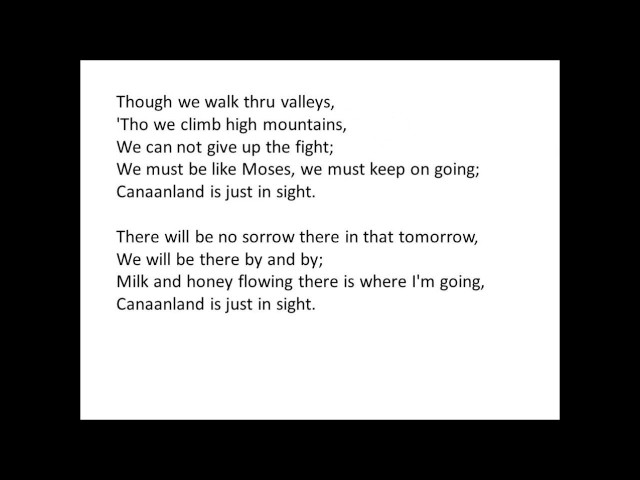 Canaanland With Lyrics