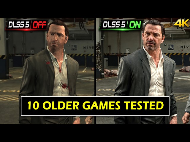 DLSS 5 Neural Rendering | Graphics Comparison in 10 OLDER Games | Free Remasters or AI Slop | 4K