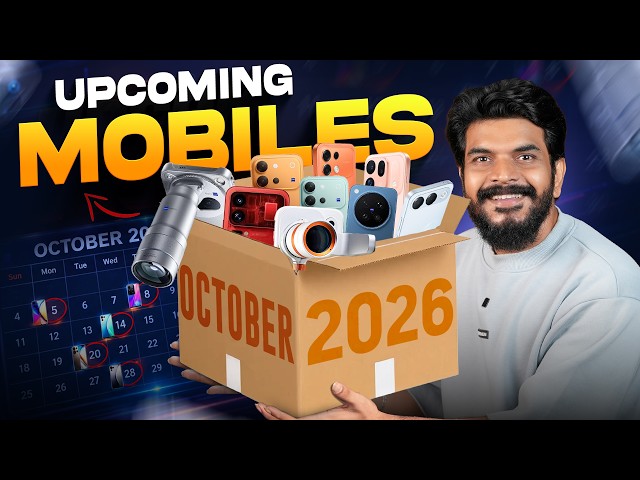 Upcoming Mobiles in October 2026🥳 | Month of next Gen. Camera Flagships! 🤩