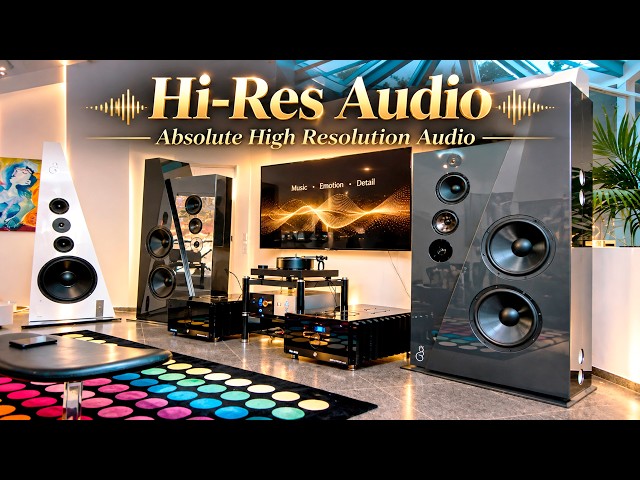 Hi-Res Audio 32 bit 192 kHz. Absolute High Resolution Audio