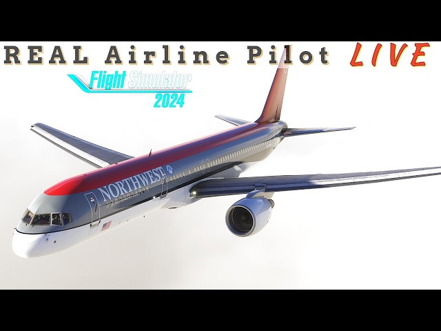 A Legend Returns | Northwest Boeing 757 | Real Airline Pilot | BlueBird 757 #msfs2024