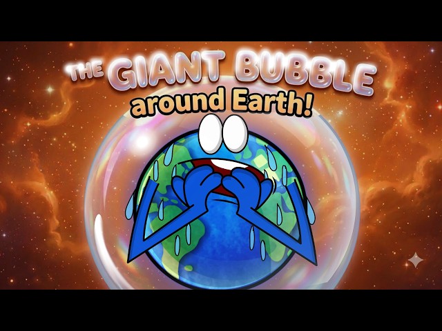 The Giant Bubble around Earth! | #aumsum #kids #science
