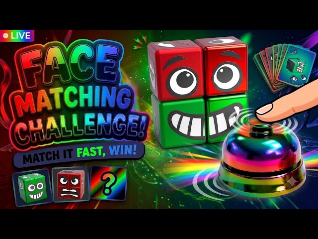 Extreme Cognitive Reflex Training: Face Matching Challenge I LIVE 🔴