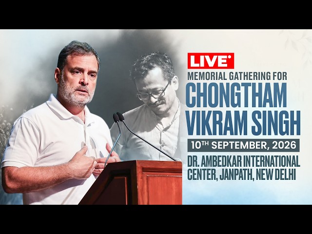 Watch: A Tribute to Chongtham Vikram Singh | Dr. Ambedkar International Center,Janpath, New Delhi