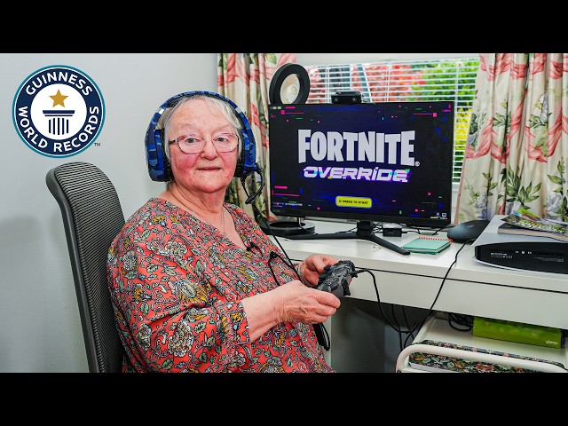 OLDEST Female Fortnite Streamer | Guinness World Records