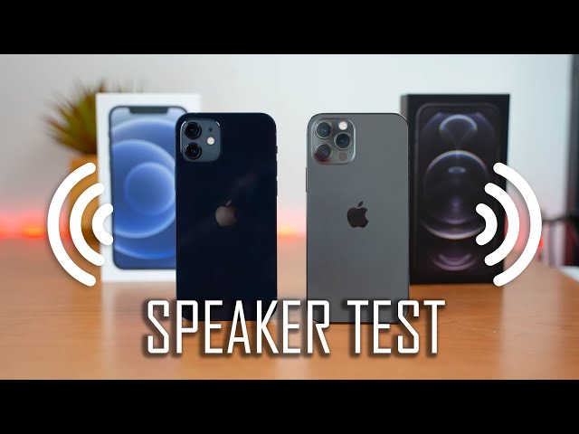 iPhone 12 & iPhone 12 Pro Speaker Test!!