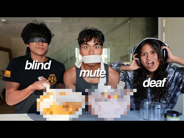 Blind, Deaf, Mute Challenge with Brodeez!