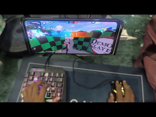 Free Fire Gaming Keyboard | ⌨️🖱📱 Mix Pro GeekGamer #freefire #mixpro #geekgamer#kyboardmousefreefire
