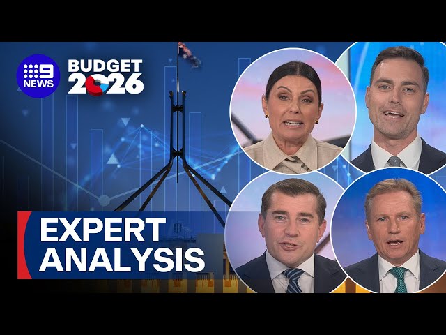 Expert panel's first Federal Budget takeaways | BUDGET 2026 | 9 News Australia