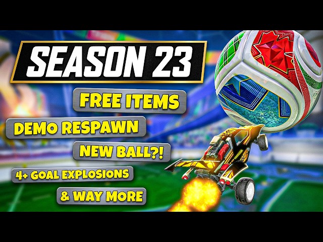 Rocket League Season 23 is HERE and it's the BIGGEST update yet