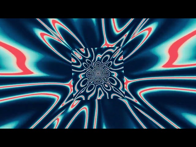 Blue Red Colorful Neon Tunnel – Trippy VJ Loop Background Visuals 4K - Party Wallpaper Animation
