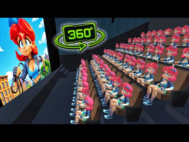 Scarlet Skips in Cinema Hall | 360° VR