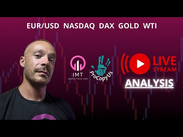 Live Analysis EUR USD NASDAQ DAX GOLD WTI settimana del 26/10/2026