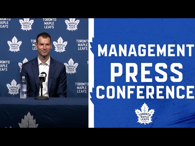 Maple Leafs Management Media Availability | Media Day | September 16, 2026