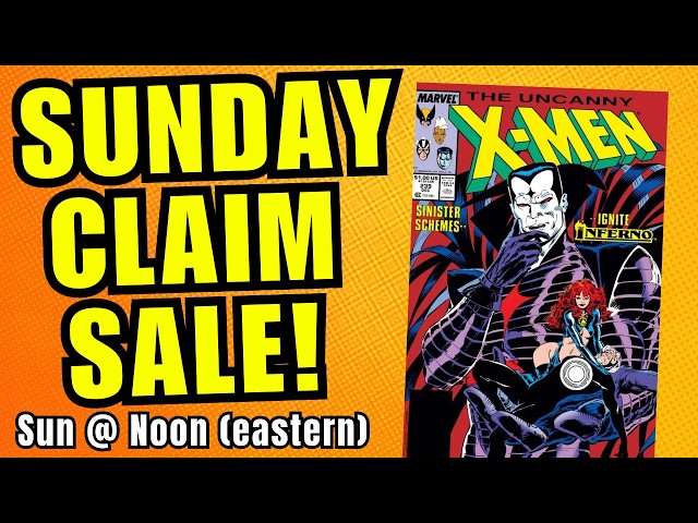 Sunday Claim Sale!