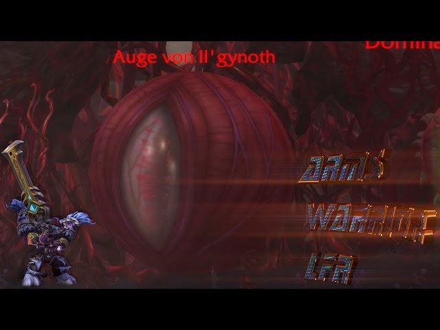 WoW Legion Arms Warrior "Il'gynoth" - "Emerald Nightmare" LFR LvL 110 Dps PoV (2160p)