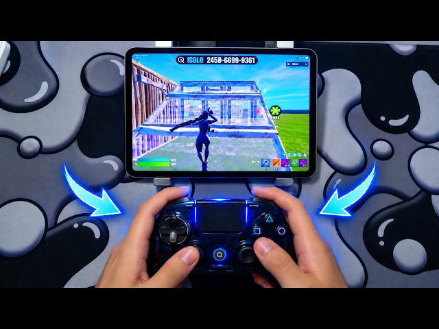 I Played Fortnite Mobile On Controller iPad pro QRD Spark N7