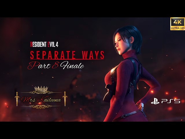 RE4 Remake Separate Ways DLC Part 8 FINALE (Chapter 7) [4K 60FPS] - PS5 Walkthrough No Commentary