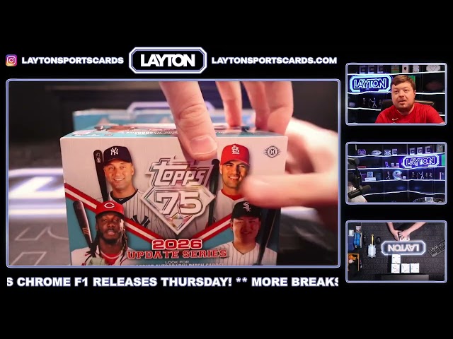 2026 Topps Update Series Baseball Jumbo 6 Box Case Break #1 RANDOM TEAMS