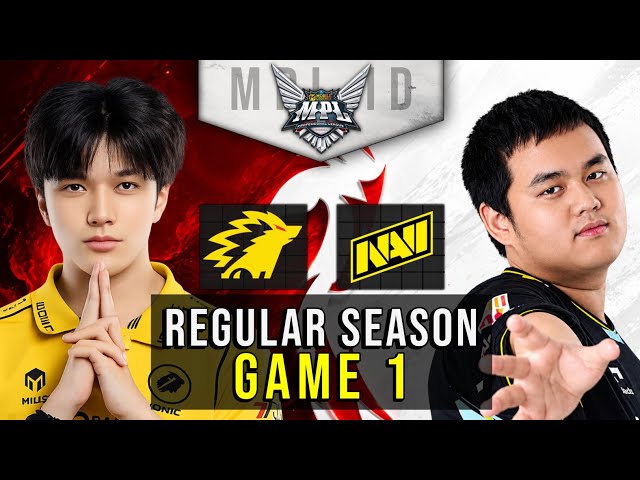ONIC vs NAVI 🔥 GAME 1 | MPL ID SEASON 18 | REGULAR SEASON
