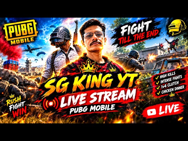 PUBG Mobile Live Stream!  SG KING YT / #pubgmobile #trending #viral #live #pubg #viralvideo #trend