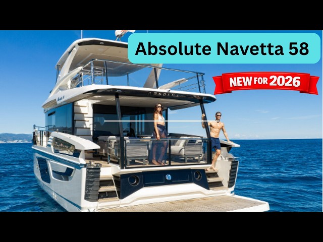 Absolute Navetta 58 — Full Walkthrough  Italian Luxury Yacht Tour
