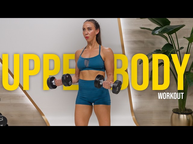 40 Minute Upper Body Dumbbell Workout!