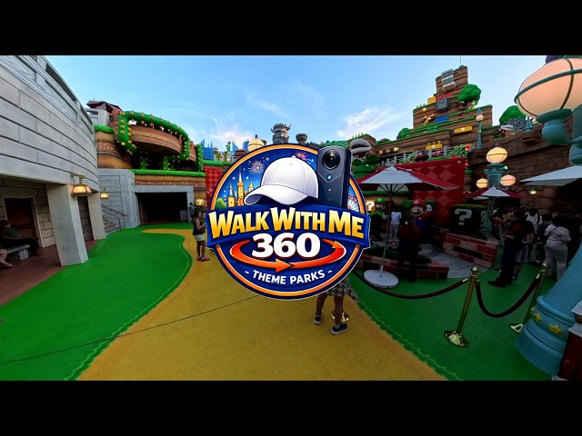 Universal Studios - Epic Universe - Super Nintendo World | POV in 360° 4K | VR