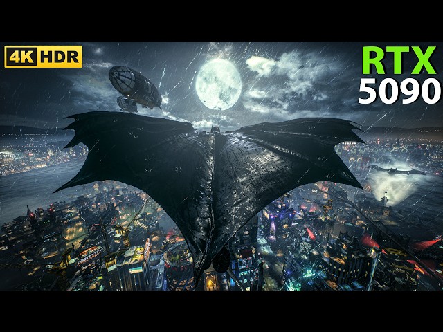 RTX 5090 32GB - Batman: Arkham Knight (4K HDR 120FPS) R7 9800X3D | Max Graphics Settings Gameplay