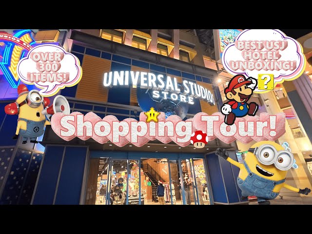 Universal Studios Japan Store & CityWalk Tour 🇯🇵 | New USJ Merch + Best Hotel Near USJ