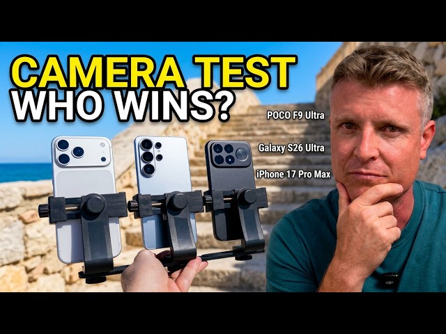 POCO F9 Ultra Vs Samsung S26 Ultra Vs iPhone 17 Pro Max Camera Comparison