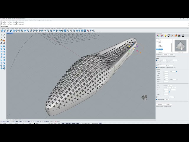 Easy patterns with Crowd Control for Rhino