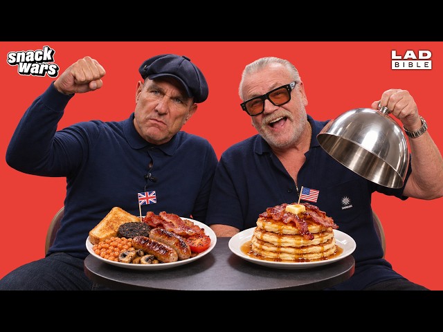 The Gentlemen’s Vinnie Jones & Ray Winstone Try UK vs US Food | Snack Wars