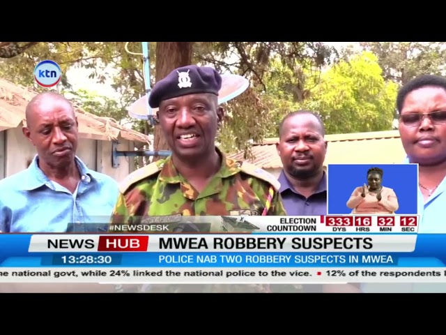 Two suspects arrested in Kirinyaga over hardware store robbery in Mwea East