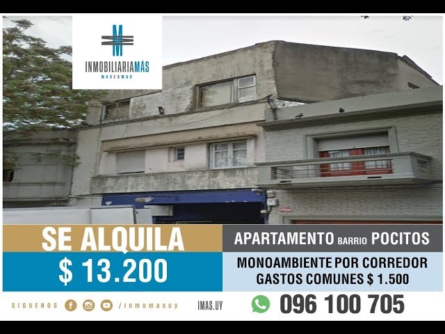 360º En Alquiler: MonoAmbiente en Pocitos