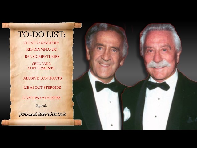 How Two Brothers Destroyed Bodybuilding Forever - The Story of Joe and Ben Weider
