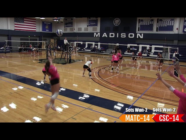 Milwaukee Area Tech vs Carl Sandburg College Women's College Volleyball